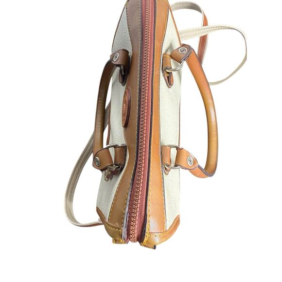 Dooney & Bourke Vintage Purse Tan/Bone AWL Bag – Needs TLC Restore READ - Picture 4 of 12